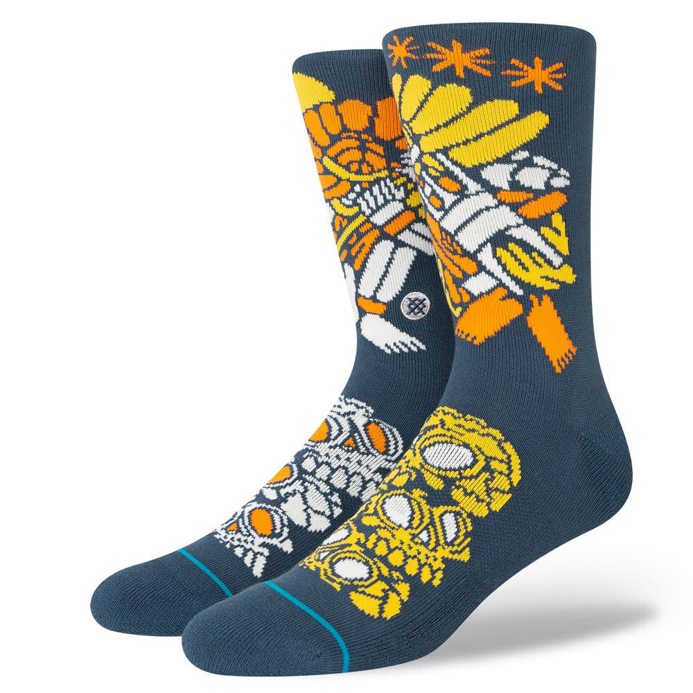 Chaussettes Dj Warrior Crew - Bleu 