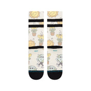 Nice Mooves Crew Socks - Off White