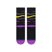 "NBA" Faxed Lebron Crew Socks - Black