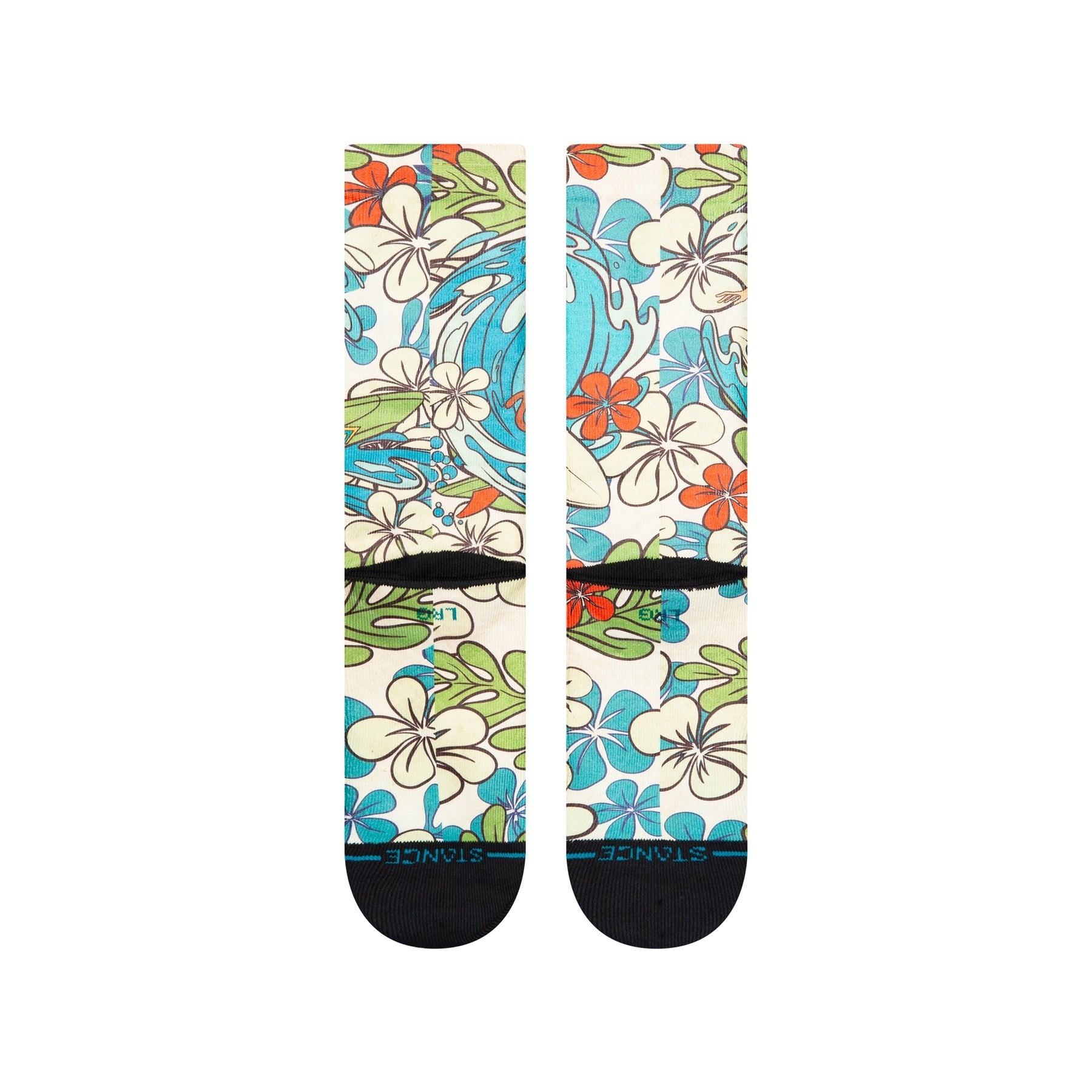 Scooby-Doo Surfs Up Shaggy Crew Socks - Blue