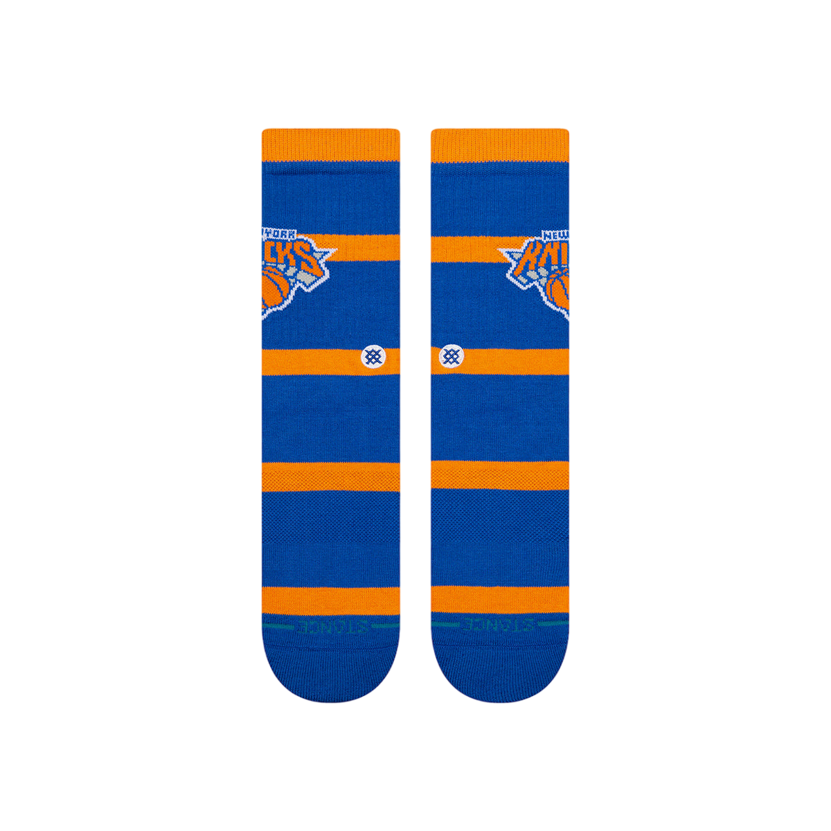 "NBA" Prep Stripe Crew Socks - New York Knicks