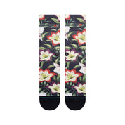 Variegate Crew Socks - Black