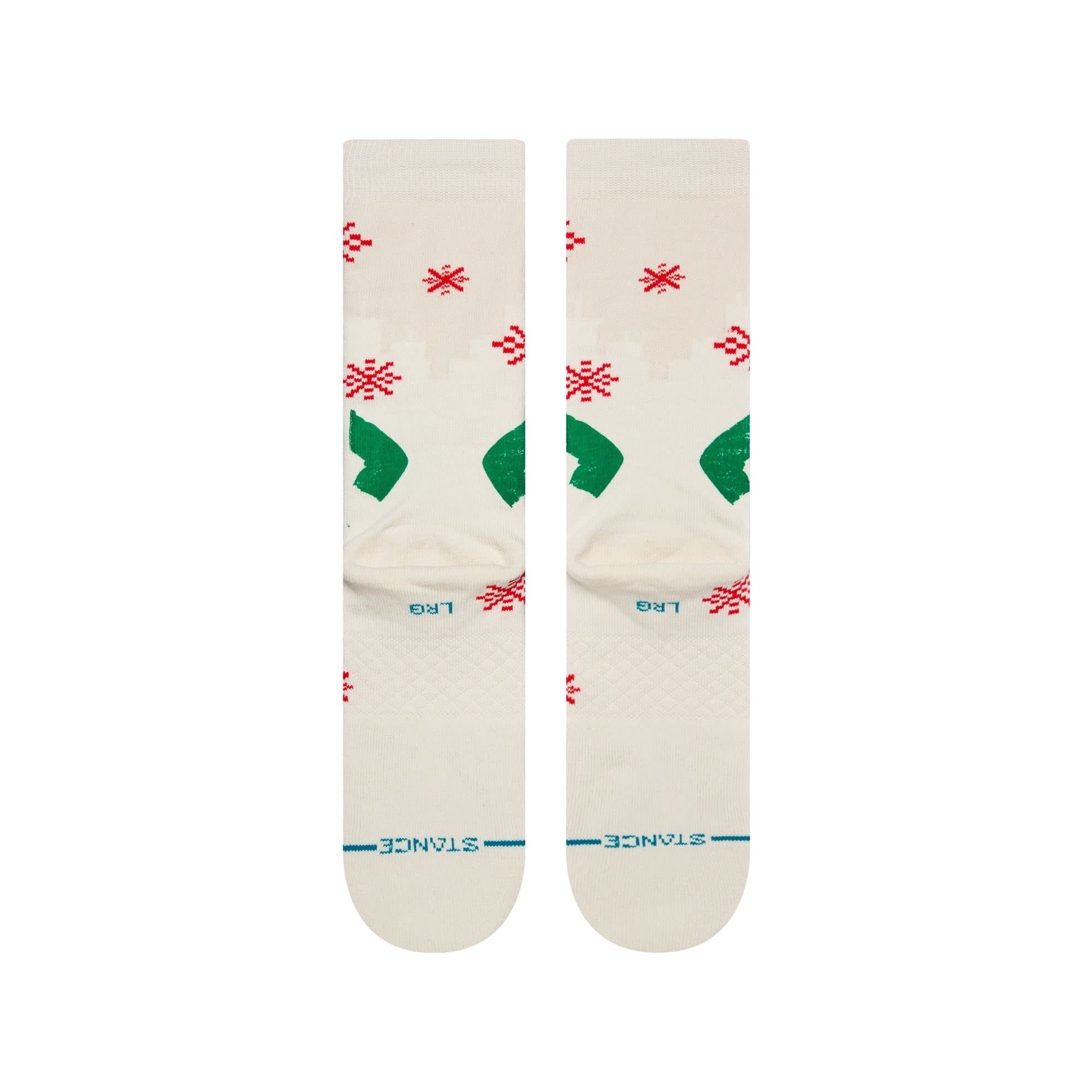 Buddy The Elf Crew Socks - Off White