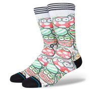 Kevin Lyons Ornament Crew Socks - White