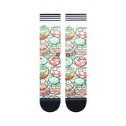 Kevin Lyons Ornament Crew Socks - White