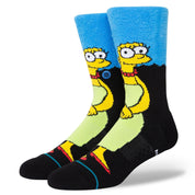 The Simpsons Marge Crew Socks - Black