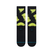 "The Grinch" Mean One Crew Socks - Black