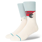 The Simpsons Mr. Plow Crew Socks - Light Blue