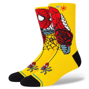 Spiderman Spidey Szn Crew Socks - Yellow