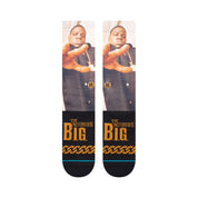 Biggie The King Of NY Crew Socks - Black