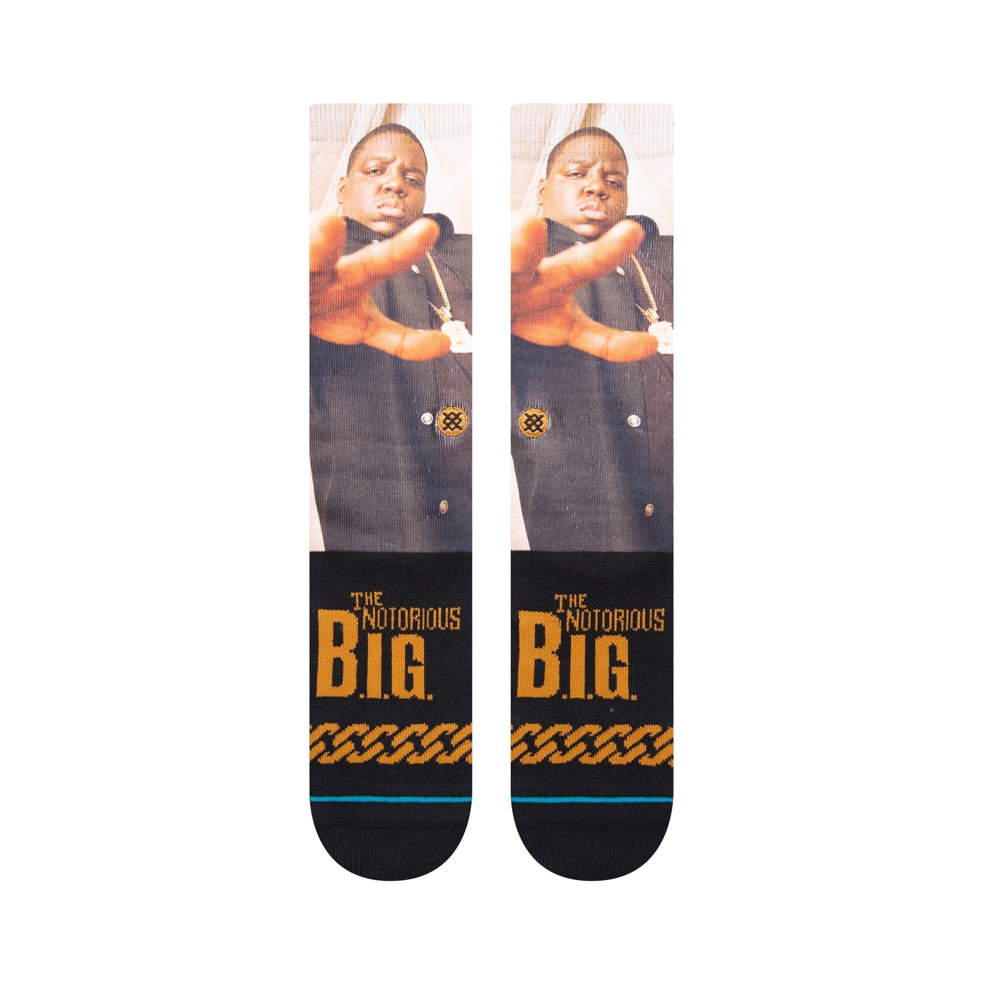 Chaussettes Biggie The King Of NY Crew - Noir 