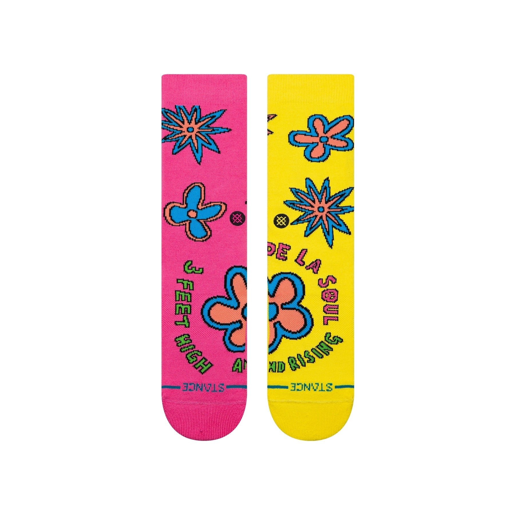 "De La Soul" 3 Feet High Crew Socks - Multi