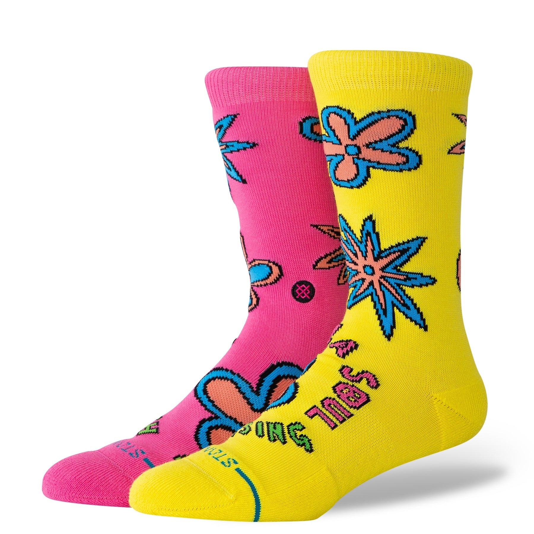 "De La Soul" 3 Feet High Crew Socks - Multi