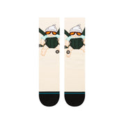 "The Hangover" Carlos Crew Socks - Off White