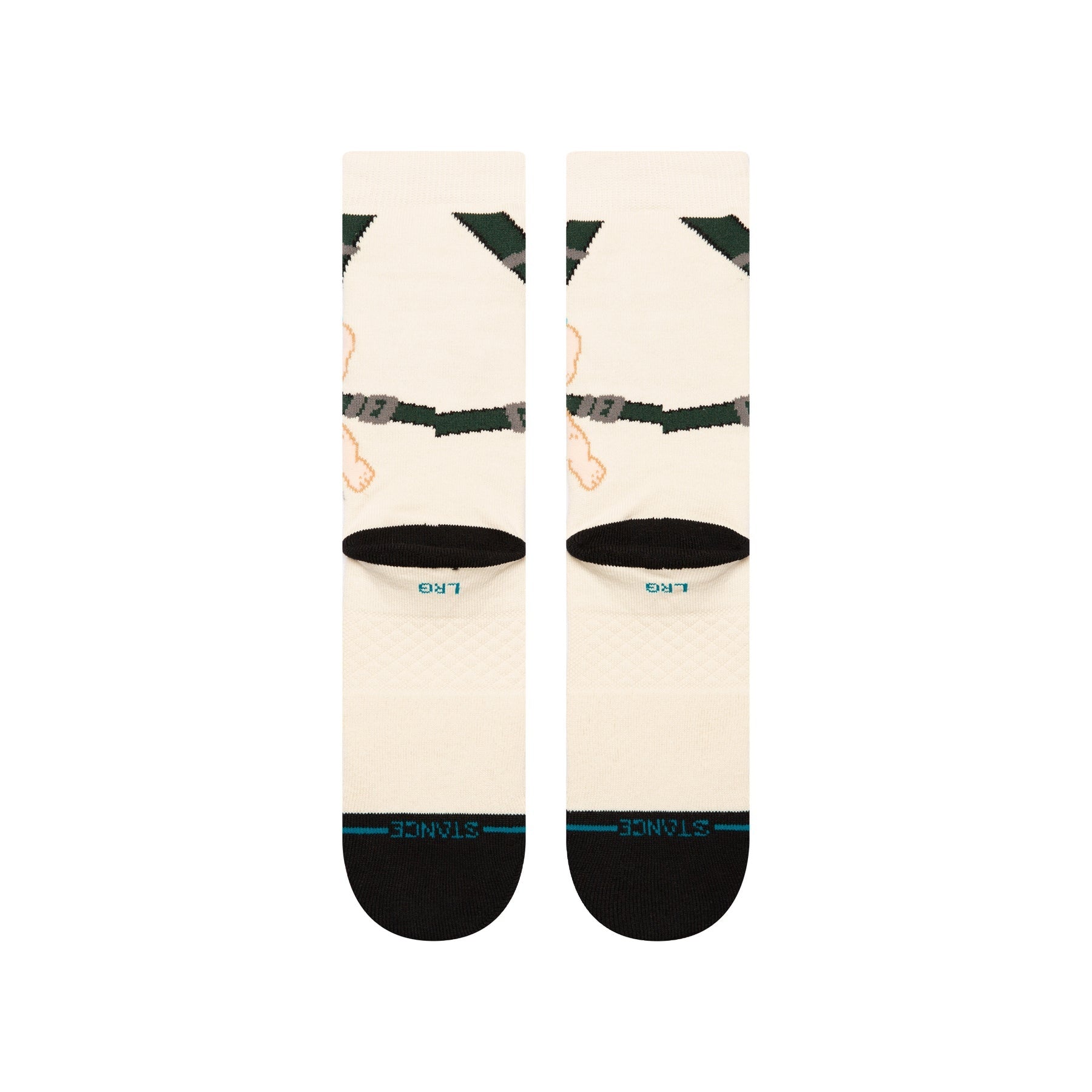 "The Hangover" Carlos Crew Socks - Off White