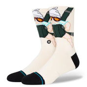 "The Hangover" Carlos Crew Socks - Off White