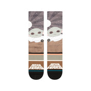 "Star Wars By Jaz" Grogu Crew Socks - Splatter Grey