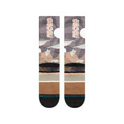 "Star Wars By Jaz" Grogu Crew Socks - Splatter Grey