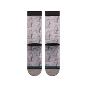 Happy Holideath Crew Socks - Grey