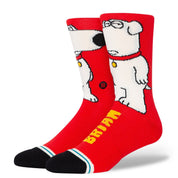 "Family Guy" The Dog Crew Socks - Red