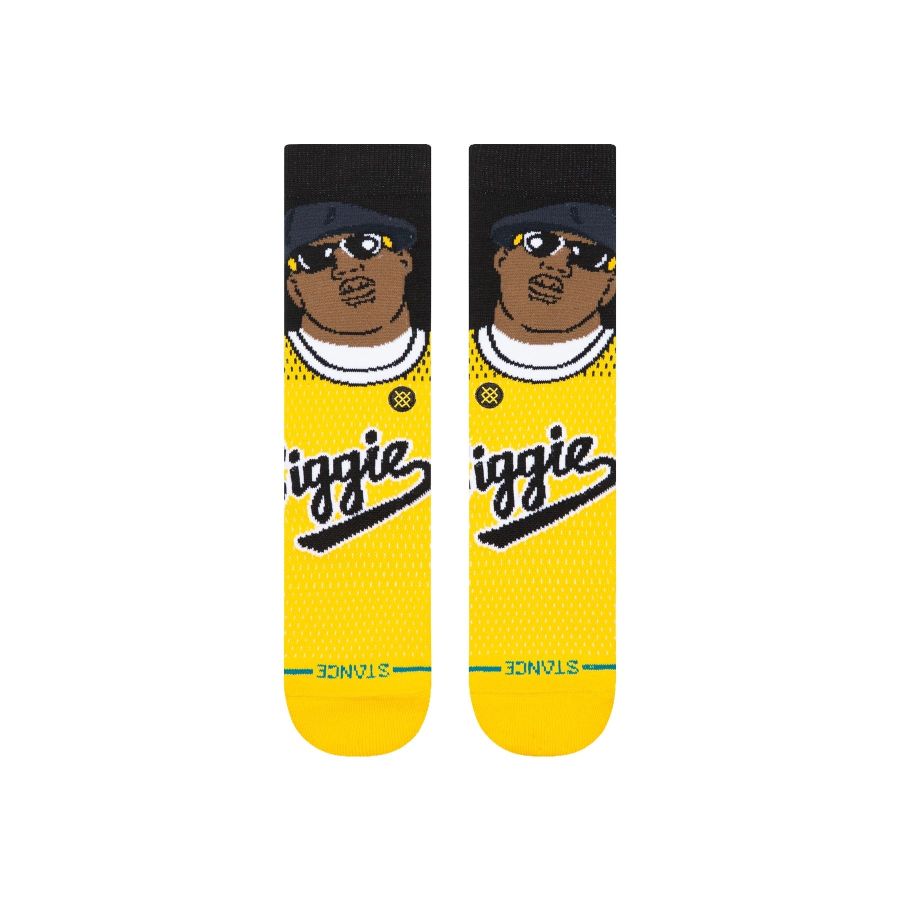 "Notorious B.I.G." Juicy Crew Socks - Yellow