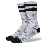 Surfing Monkey Crew Socks - Grey