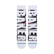 Baker Crew Socks - White