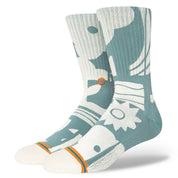 Sun Dialed Crew Socks - Teal