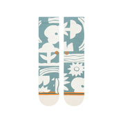 Sun Dialed Crew Socks - Teal