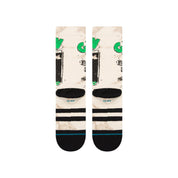 "Green Day" 1994 Crew Socks -  Off White