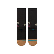 Chaussettes Skelly Crew « Welcome Skateboards » - Noir 