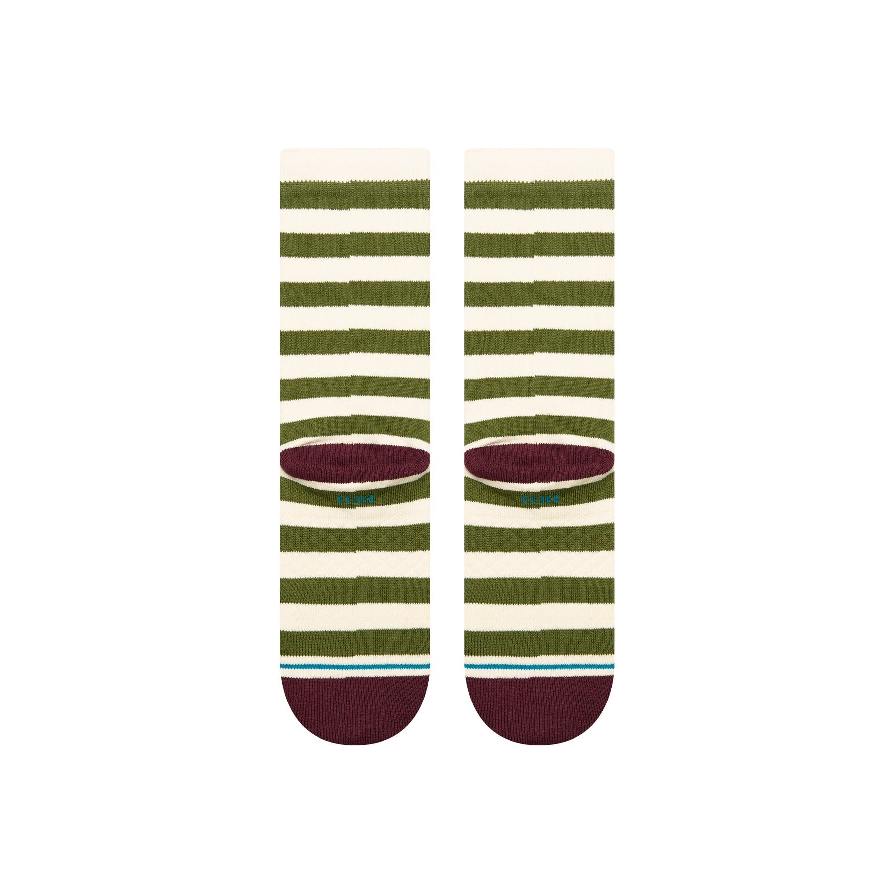 Chaussettes Breton Crew - Vert 