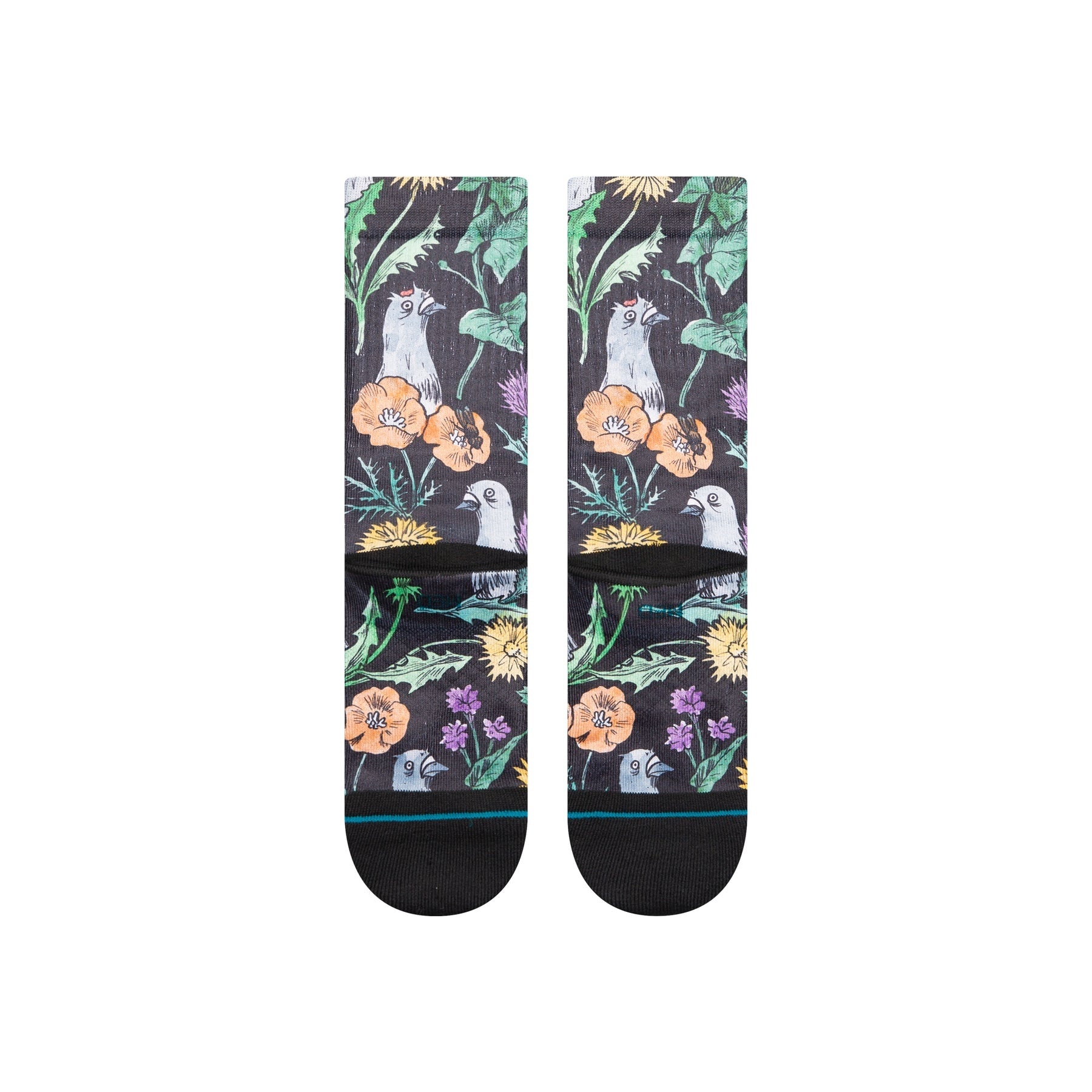 Chaussettes floquées « Todd Francis » - Noir 