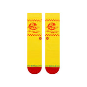 Chaussettes Surfer Boy Crew « Stranger Things » - Jaune 