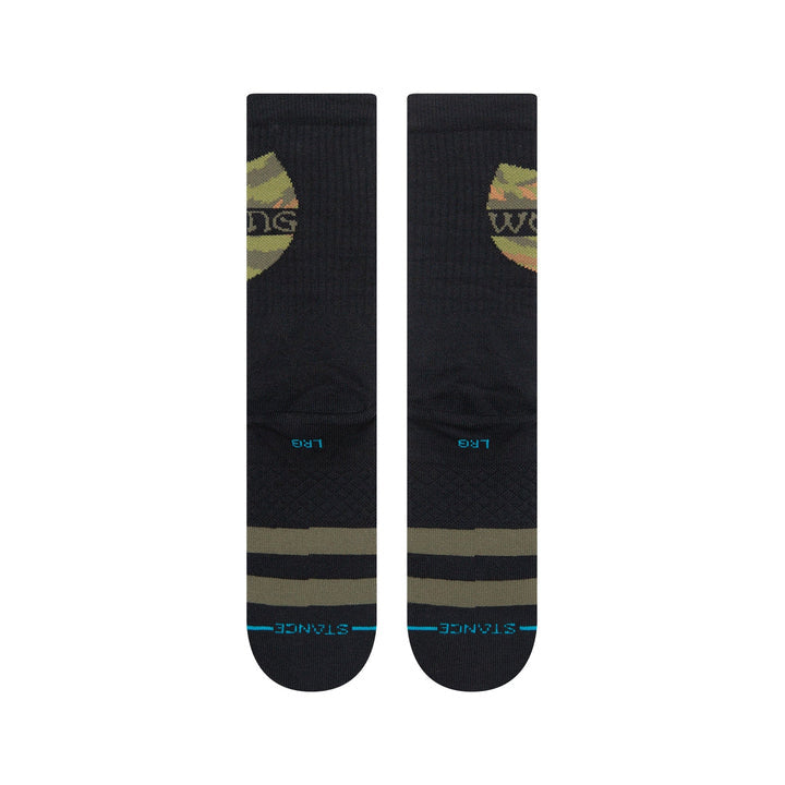 Wu Tang Clan In Da Front Crew Socks - Black