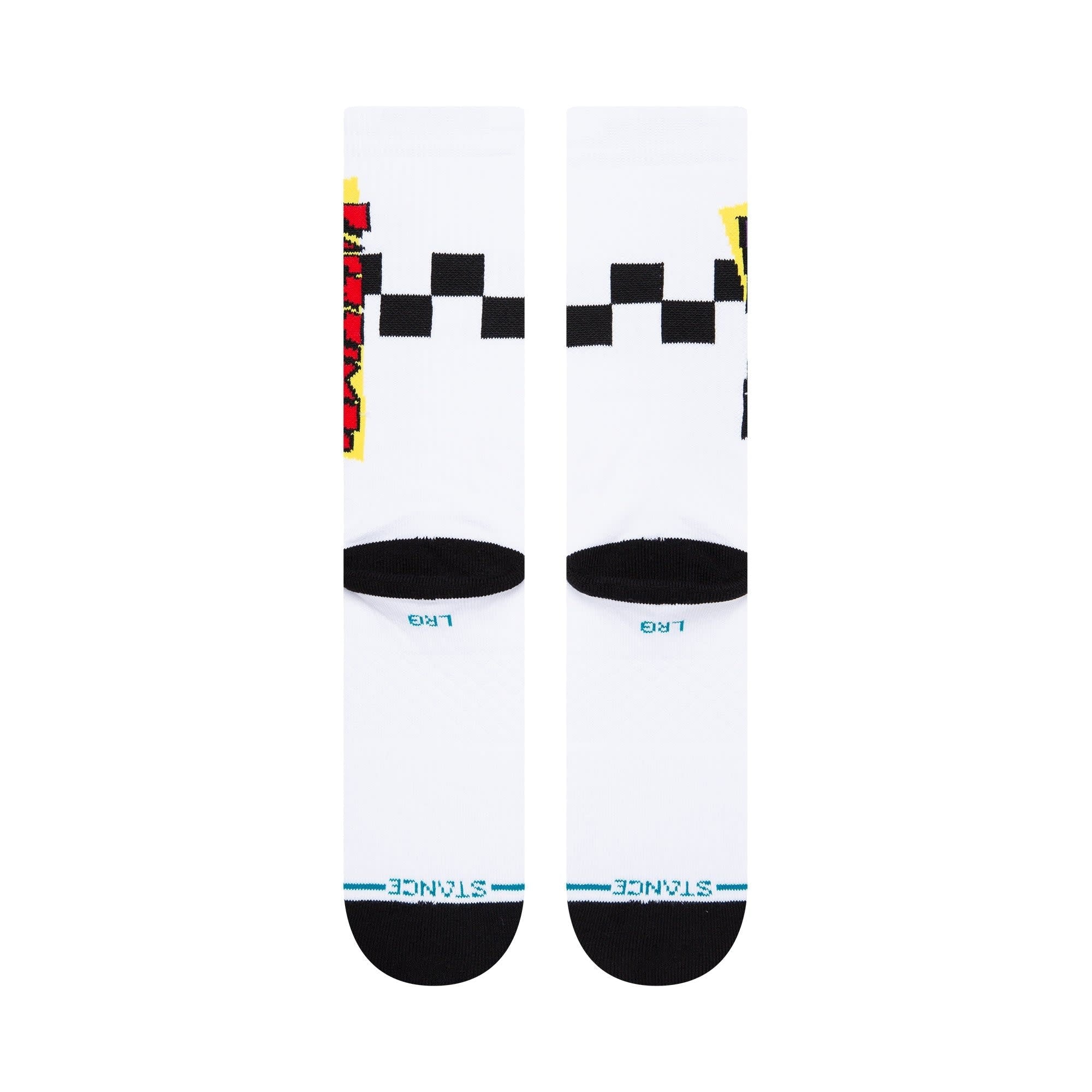 Gnarly Crew Sock - White