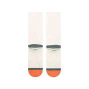 Frayed Crew Socks - Vintage White