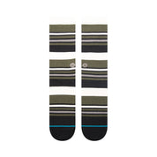 Mossy Crew Socks - Dark Green