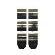 Mossy Crew Socks - Dark Green