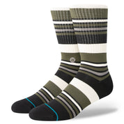 Mossy Crew Socks - Dark Green