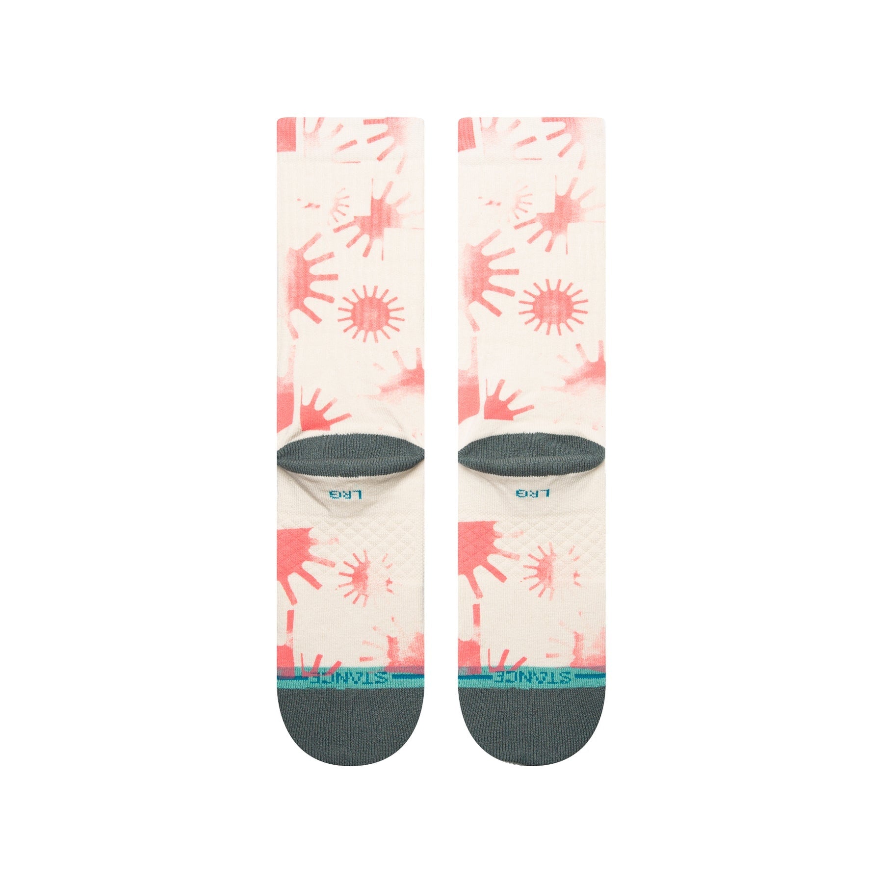 Chaussettes Raydiant Crew - Corail 