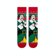 Elf Cold Outside Crew Socks - Red