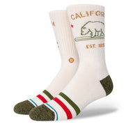 Chaussettes California Republic 2 Crew - Blanc cassé 