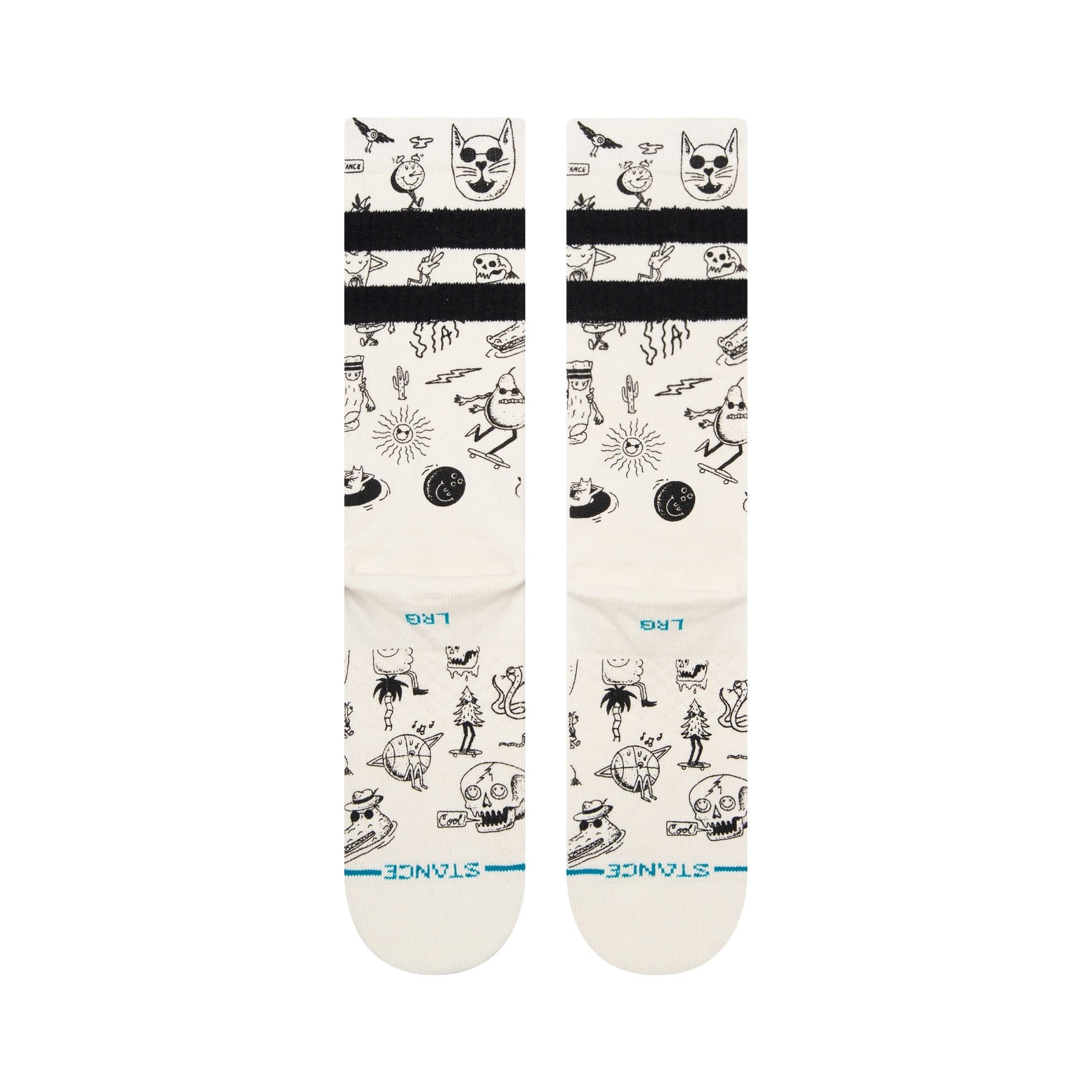Tagged Crew Socks - Off White