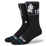 The Office Intro Crew Socks - Black