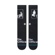 The Office Intro Crew Socks - Black