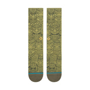 Hawaii Tiki Hut Crew Socks - Green