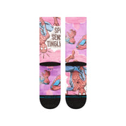 "Marvel" Spidey Senses Crew Socks - Magenta