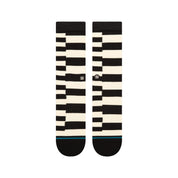 Spyke Crew Socks - Black White