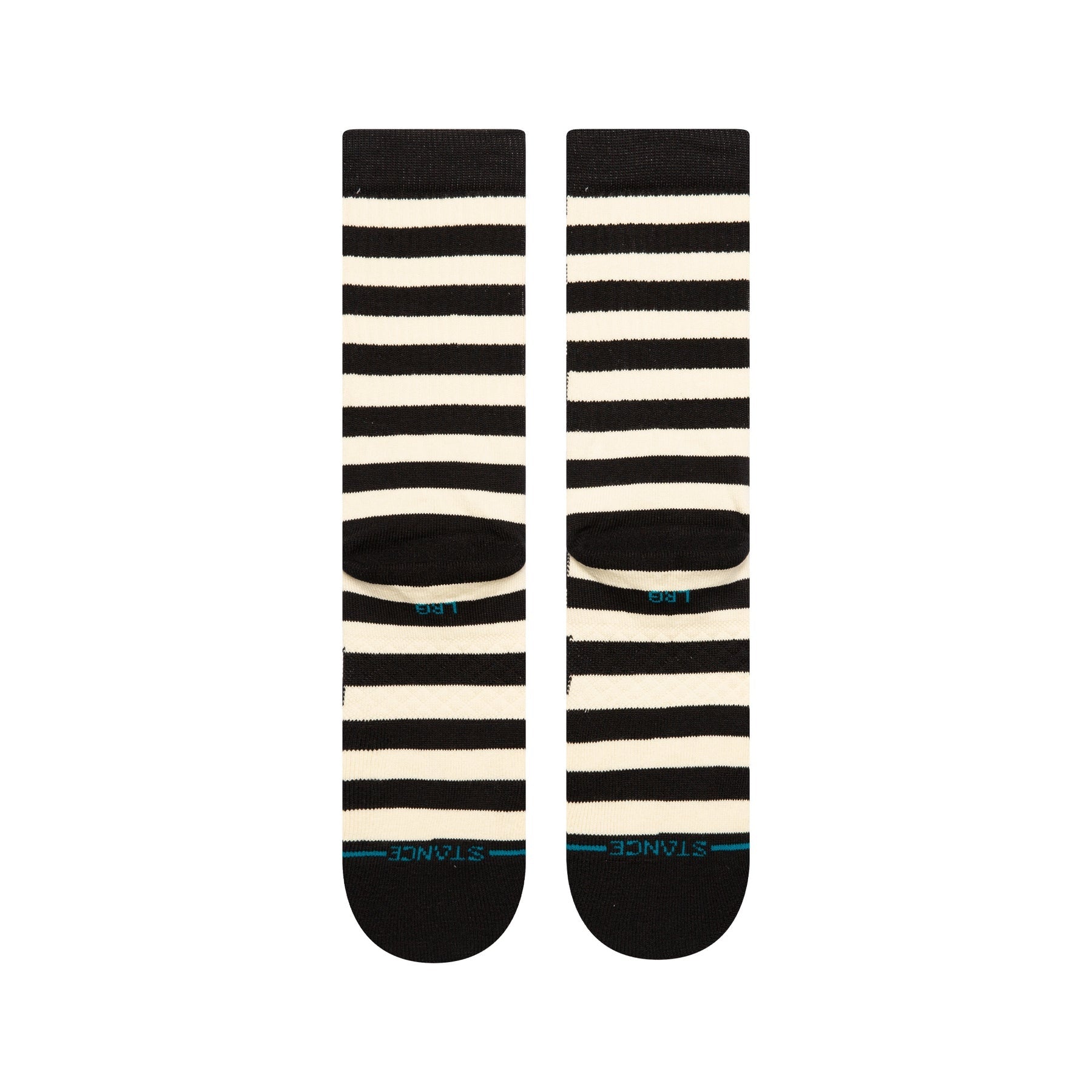 Spyke Crew Socks - Black White